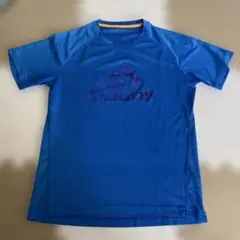 adidas 青 メッシュ Tシャツ