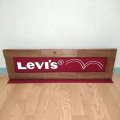 Levi's 木製ロゴプレート インテリア