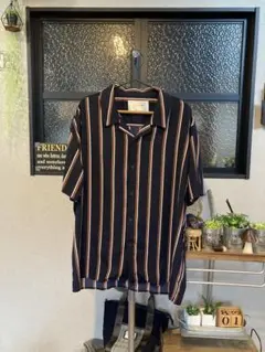 キャスパージョンCASPERJOHN シャツ ストライプ　フリーサイズ 可愛い