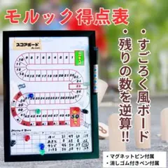 モルック得点表　すごろく風　逆算計算　マグネット磁石　スコアボード