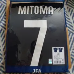 三笘薫　プレイヤーズTシャツ　L　サッカー　サムライブルー