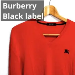 バーバリーブラックレーベル Burberry Vネック セーター メンズ