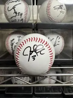 カブス ジャスティン・ターナー 3 直筆サインボール 大谷翔平 ドジャース 大谷翔平選手 ドジャース 大谷翔平 2024 ワールドシリーズ