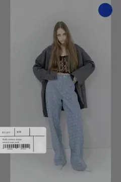 rokh モノグラム　トップス　ネイビー GU×rokh】この値段はありえない…！高見えデザインの『ゆったり