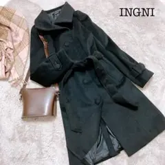 【INGNI】イング ロングコート フェミニン キレイめ 上品 Aライン
