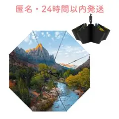 新品✨折りたたみ傘 サンシェード ワンタッチ自動開閉 防風 晴雨兼用 ブラック