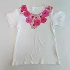 アビバーレ半袖Tシャツ 花柄　フラダンス　社交ダンス　AVIVARE