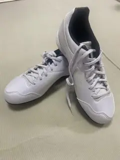 asics ホワイトスパイクシューズ 25.5 cm