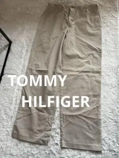 OLD TOMMY HILFIGER 古着トミーベージュ ストレートチノパン
