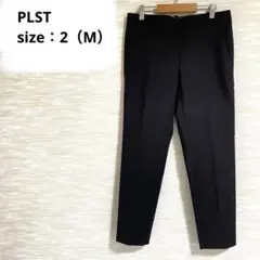 【美品】プラステ PLST スラックス ブラックパンツ【M】クロップド 1221