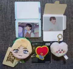 BTS V テテ キムテヒョン タタ フォトカード 釜山 ぬいぐるみ ポーチ