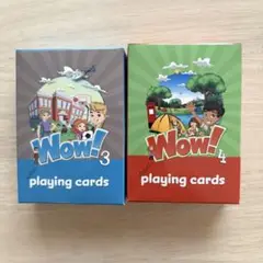 【美品】 英単語カード 2点セット Wow！ シェーン英会話 キッズ ジュニア