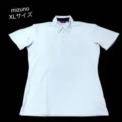 mizuno ミズノ　半袖ポロシャツ　ボタンダウン　ゴルフウェア　スポーツウェア