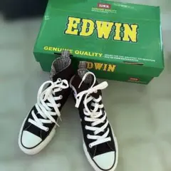 EDWIN ブラック スニーカー Converse All Star 24cm