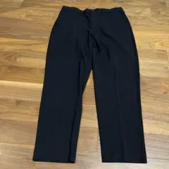GU 黒 スラックス 調整可能ウエスト