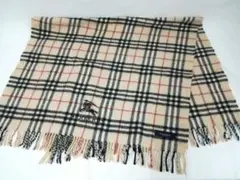 BURBERRY バーバリー 膝掛け ベージュ ノバチェック マフラー 1026