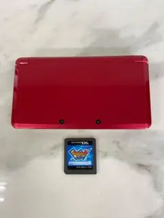 ♪ ジャンクニンテンドー3DS CTR-001レッド　イナズマイレブン3ジオーガ