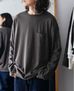 ANCELLM OVER CREWNECK LS T-SHIRT サイズ２