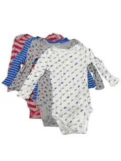 Carter’s 男の子　長袖ボディスーツ4枚セット　18m 80-90