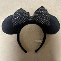 東京ディズニー ミニー黒カチューシャ