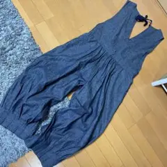 カボチャサロペット パンツ リネン アメカジ オシャレ サロペット