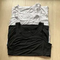 UNIQLO ランニングシャツ 白黒160cm エアリズム 4枚セット