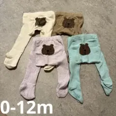 ギャップベビータイツ クマタイツ0-12M 4点セット
