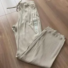 GU リブスリムストレートパンツQ