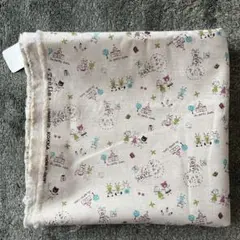 プチ・エコール　学校柄　布　2m10cmハギレ