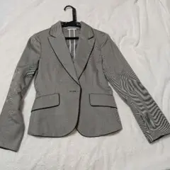 グレー ストライプ ビジネススーツ三点セット