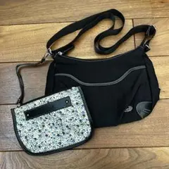CROCODILE 黒 ショルダーバッグ セット
