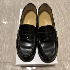 familiar ブラック ローファー 日本製　本革22.5