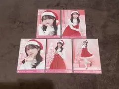 矢久保美緒　個別生写真　5種コンプ　クリスマス　Christmas