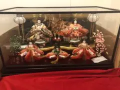 特選雛人形5人金彩喜月作
