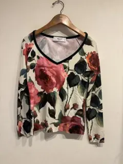 blugirl 花柄　フローラル　カットソー　ブルーガール