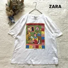 ZARA ザラ 【L】 ディズニー100周年 ピノキオ 半袖Tシャツ コラボ