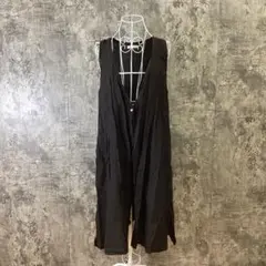 ✨Lupilien✨ルピリアン♡リネン混ロングジレ♡シンプル♡着回し抜群(F)