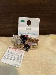 デビル　小悪魔　ハローキティ　ヘアクリップ　キティ　アベイル