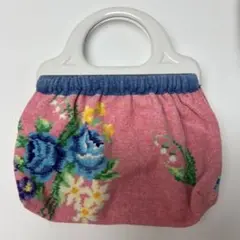 FAILER 調花柄フリースクラッチバッグ
