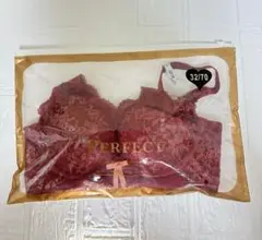 PERFECT ワインレッド ノンワイヤーブラジャー