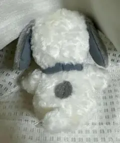 犬型ぬいぐるみ材料 ホワイトグレー 約20cm