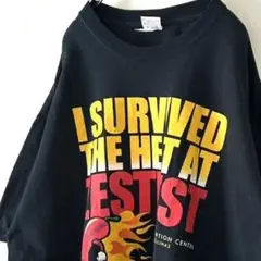 ギルダン トウガラシ I SURVIVED Tシャツ XL ブラック 黒 古着