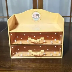 リトルツインスターズ プラチェスト 新品未開封 LittleTwinStars/リトルツインスターズ・キキララ・飾り棚つき