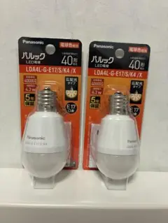Panasonic LED電球 LDA4L-G-E17/S/K4/X 2個セット