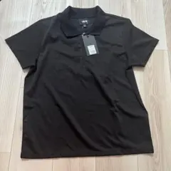 新品タグ付きstüssy 黒 ポロシャツ