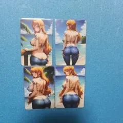 ワンピース　ナミ　セクシーカード　No.414