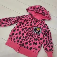 韓国服　ヒョウ柄パーカー