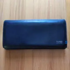 TAKEO KIKUCHI タケオキクチ 長財布 本革 ブラック