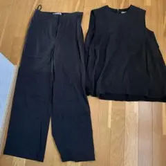 セオリー　シルクストレッチセットアップ　黒