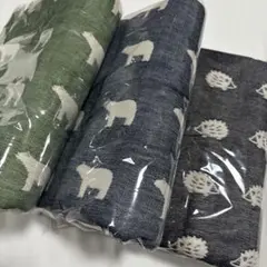 【未使用品】fuwara 六重織ガーゼ 140×50cm 3種セット